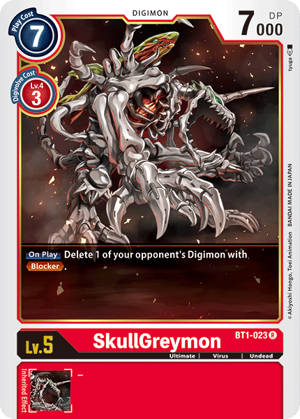 SkullGreymon [BT1-023] [Release Special Booster]