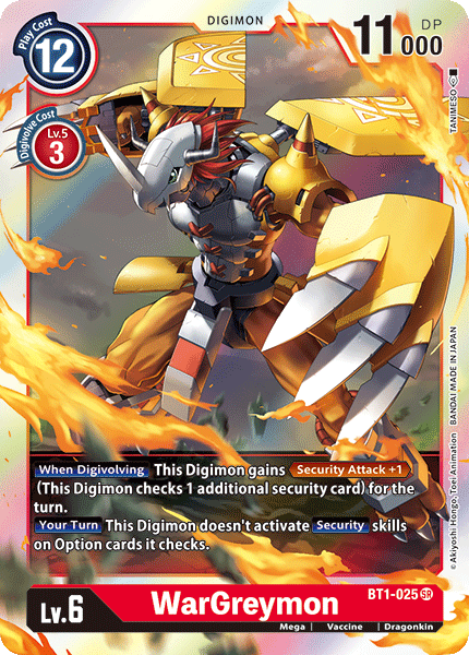 WarGreymon - [BT1-025] [Release Special Booster]