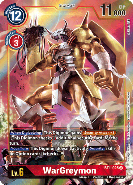 WarGreymon - [BT1-025] (Alternate Art) [Release Special Booster]