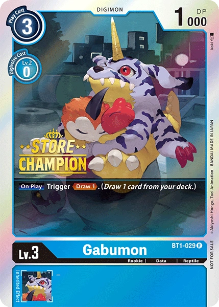 Gabumon - [BT1-029] [Store Champion]