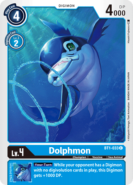 Dolphmon - [BT1-033] [Release Special Booster]