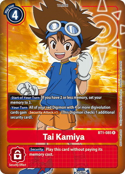 Tai Kamiya [BT1-085] (Buy-A-Box Promo)