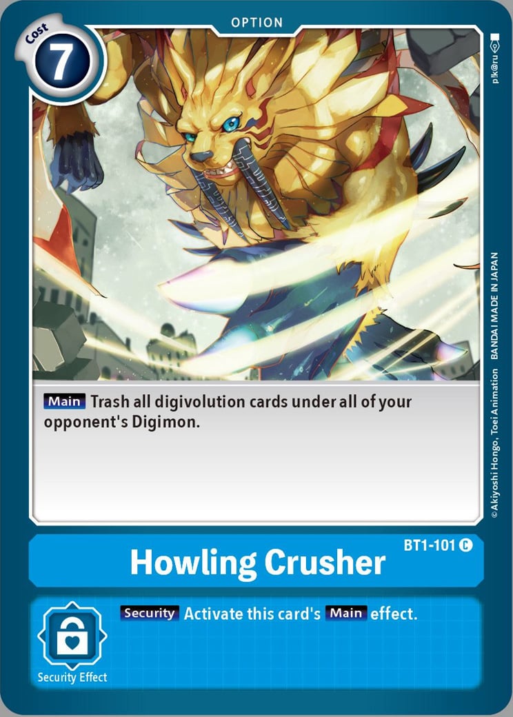 Howling Crusher [BT1-101] [Release Special Booster Ver.1.5]