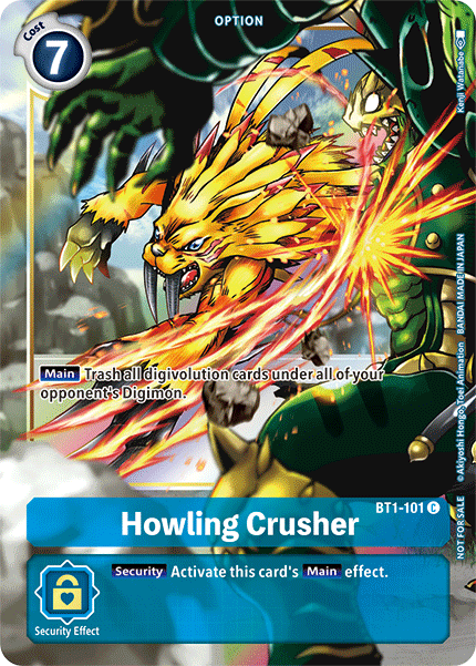 Howling Crusher [BT1-101] (Dash Pack)