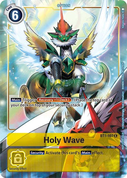 Holy Wave [BT1-107] (Dash Pack)