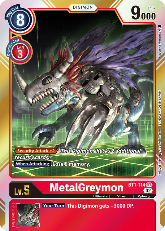 MetalGreymon [BT1-114] (Resurgence Booster Reprint) [Resurgence Booster]