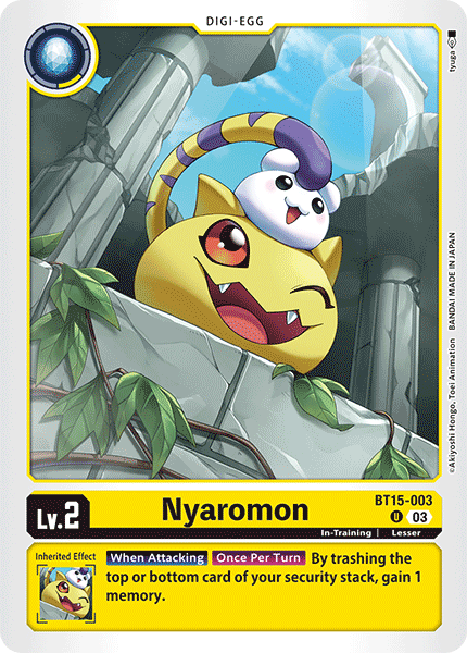 Nyaromon [BT15-003] [Exceed Apocalypse]
