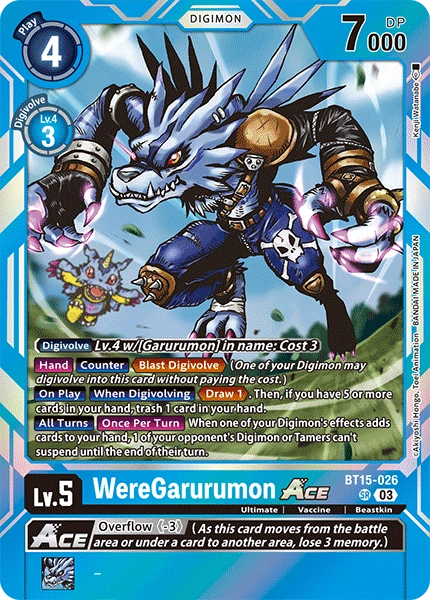 WereGarurumon Ace [BT15-026] [Exceed Apocalypse]