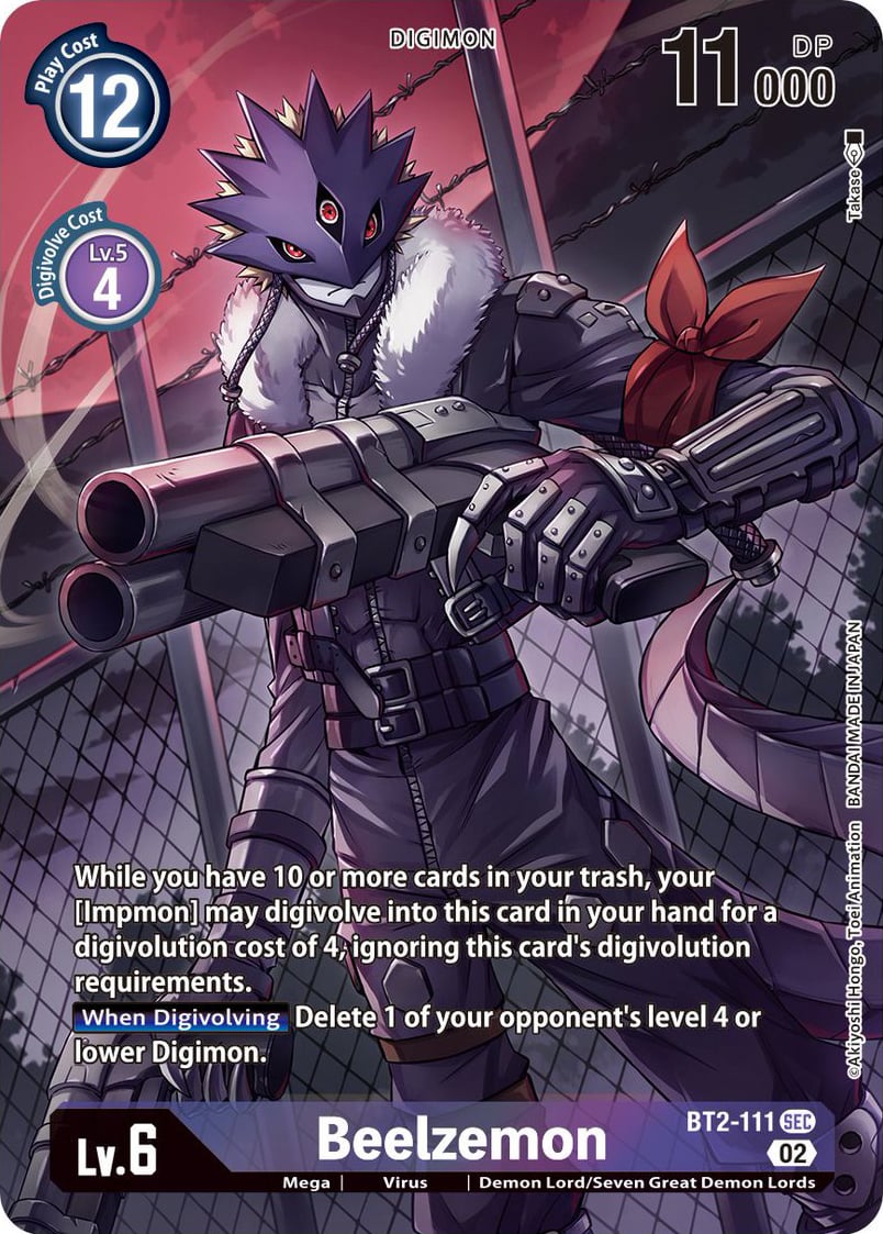 Beelzemon [BT2-111] (Alternate Art) [Starter Deck: Beelzemon Advanced Deck Set]