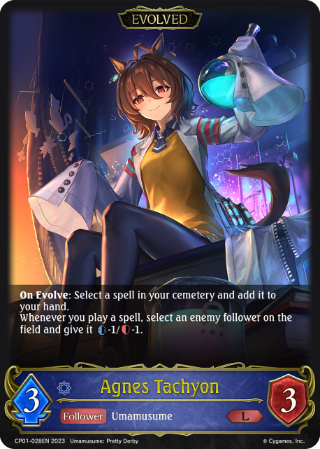 Agnes Tachyon (Evolved) (CP01-028EN) [Umamusume: Pretty Derby]