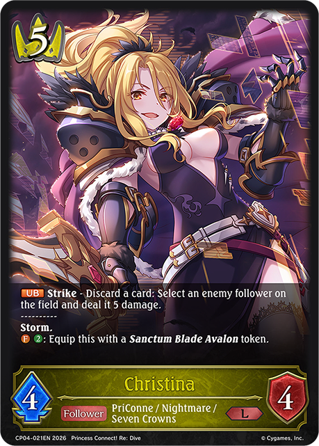 Christina (CP04-021EN) [Princess Connect! Re: Dive]