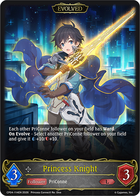 Princess Knight (Evolved) (CP04-114EN) [Princess Connect! Re: Dive]