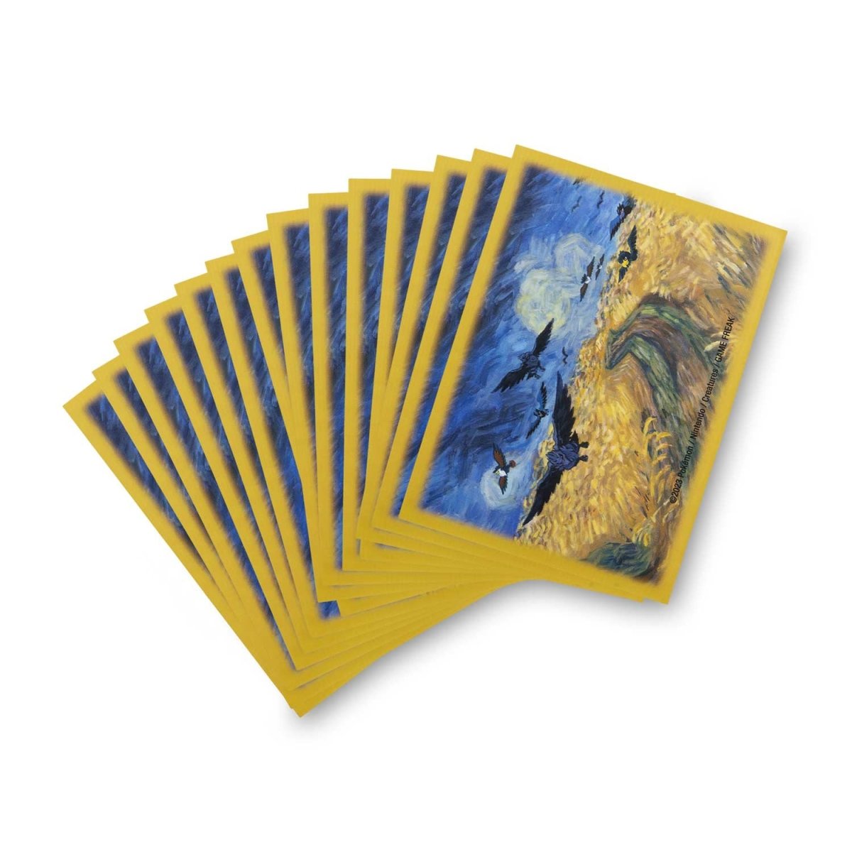 Card Sleeves - Corviknight Inspired by Wheatfield with Crows (65-Pack) [Pokemon Center]