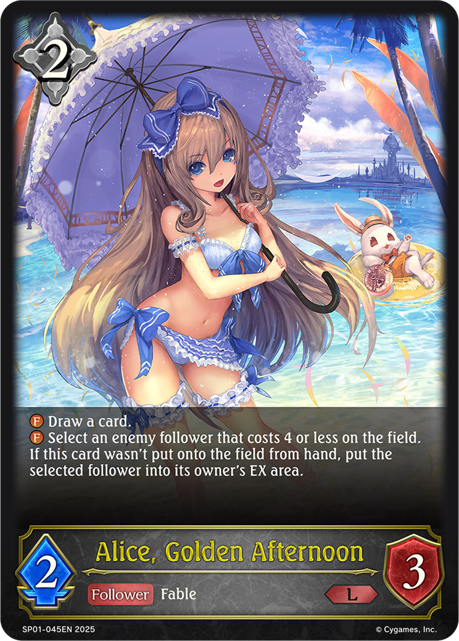 Alice, Golden Afternoon (SP01-045EN) [Seaside Memories]