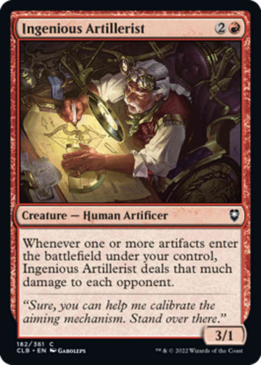 Ingenious Artillerist (Commander Legends: Battle for Baldur's Gate)