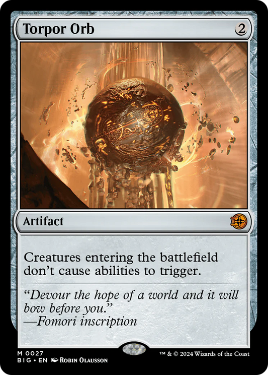 Torpor Orb [Outlaws of Thunder Junction: The Big Score]