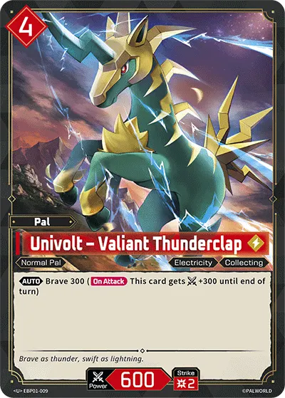 Univolt – Valiant Thunderclap (EBP01-009) - U