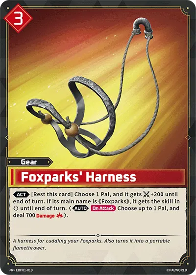 Foxparks' Harness (EBP01-019) - R