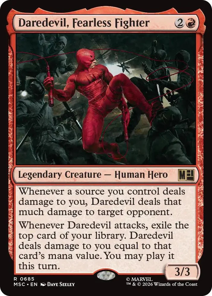 Daredevil, Fearless Fighter (MSC-685) - [Commander: Marvel Super Heroes]