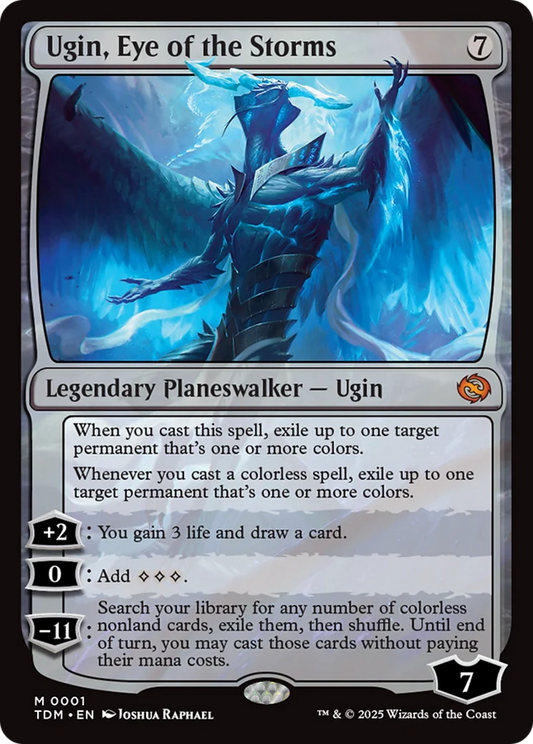 Ugin, Eye of the Storms (TDM-001) - [Tarkir: Dragonstorm]