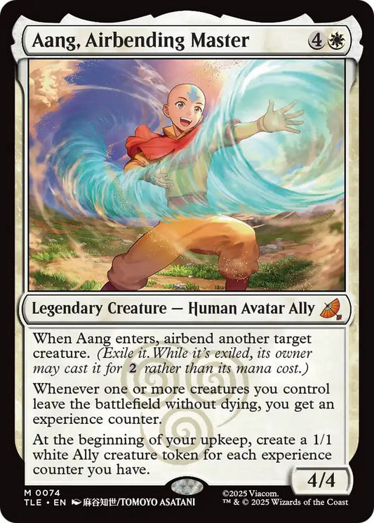 Aang, Airbending Master (TLE-074) - [Avatar: The Last Airbender: Eternal-Legal]