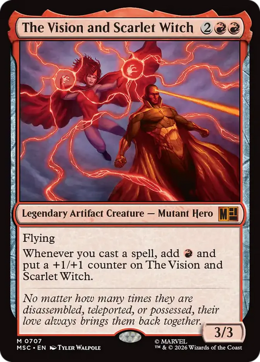 The Vision and Scarlet Witch (MSC-707) - [Commander: Marvel Super Heroes]