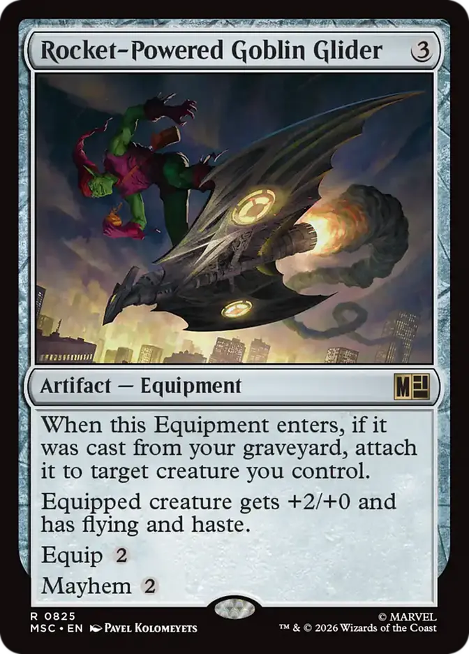 Rocket-Powered Goblin Glider (MSC-825) - [Commander: Marvel Super Heroes]